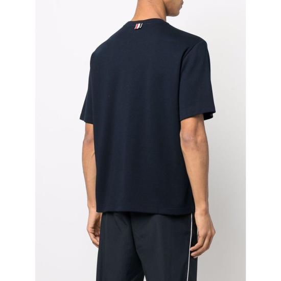 25FW 톰브라운 반팔 티셔츠 MJS183A07323 - THOM BROWNE