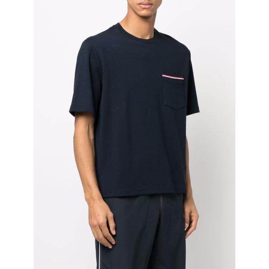 25FW 톰브라운 반팔 티셔츠 MJS183A07323 - THOM BROWNE