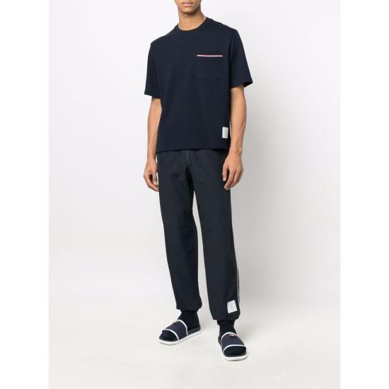 25FW 톰브라운 반팔 티셔츠 MJS183A07323 - THOM BROWNE