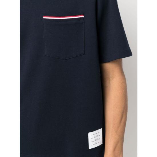 25FW 톰브라운 반팔 티셔츠 MJS183A07323 - THOM BROWNE