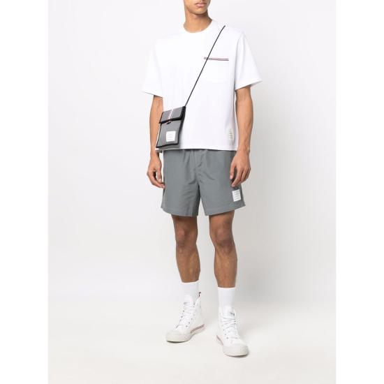 25FW 톰브라운 반팔 티셔츠 MJS183A07323 - THOM BROWNE