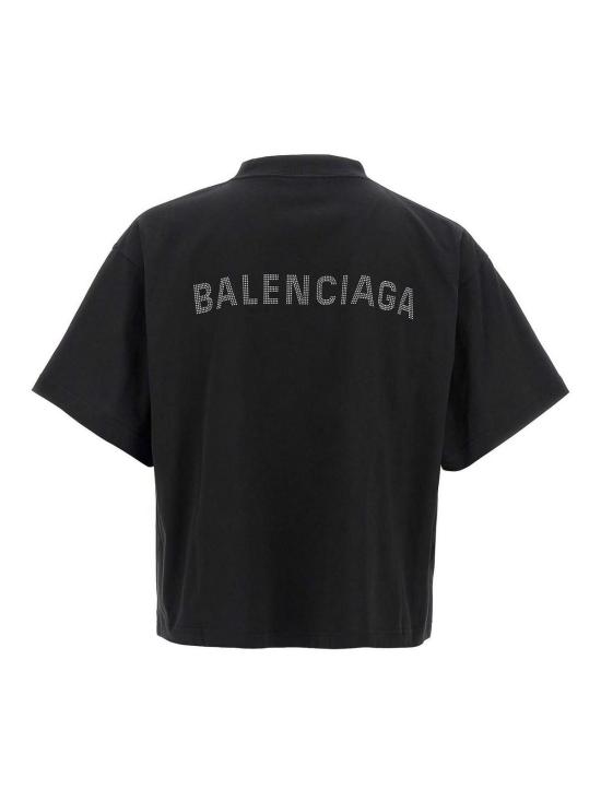  발렌시아가 반팔 티셔츠 818431TOVJ61000 Black - BALENCIAGA