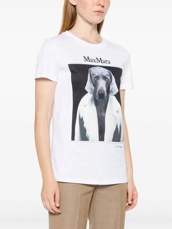  막스마라 반팔 티셔츠 242194607160001E15 WHITE - MAX MARA