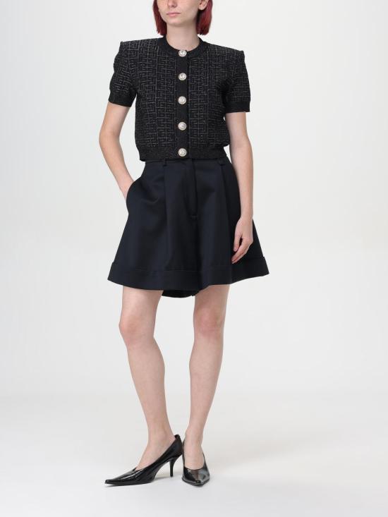 24FW 발망 가디건 DF1SB215KG96 EAC Black - BALMAIN