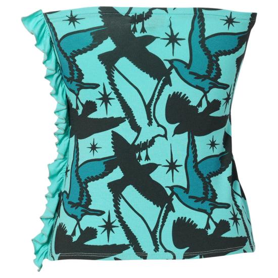 25SS Lucila Safdie 민소매 티셔츠 4002BP BIRD PRINT - OTHER BRANDS