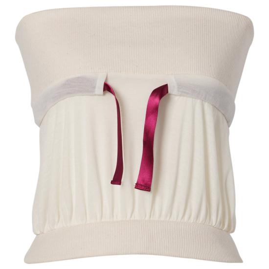 25SS Lucila Safdie 민소매 티셔츠 4007WH WHITE