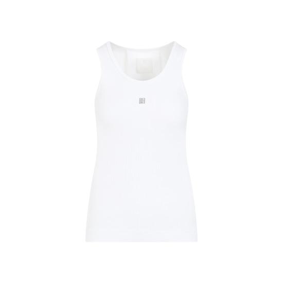  지방시 민소매 티셔츠 BW70CH3YHY 100 WHITE