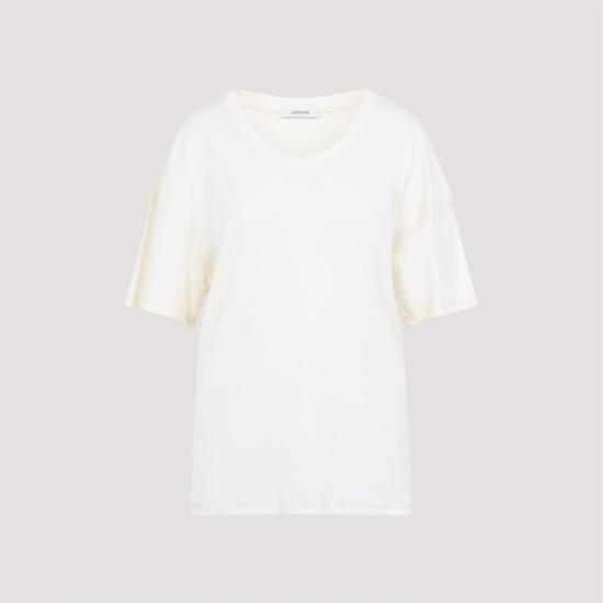 25SS 르메르 반팔 티셔츠 TO1146 LJ1016 WH048 LIGHT CREAM WHITE - LEMAIRE