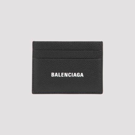  발렌시아가 카드지갑 594309 1IZI3 1090 BLACK L WHITE - BALENCIAGA