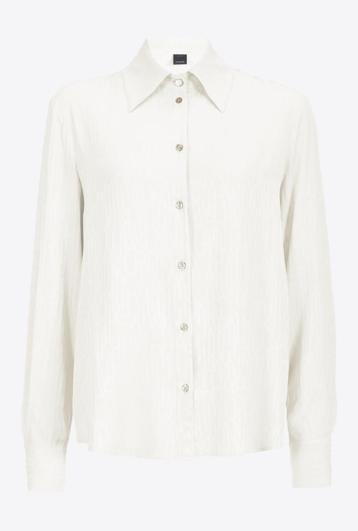  핑코 셔츠 TEMPERATURA 1 Z06 White - PINKO