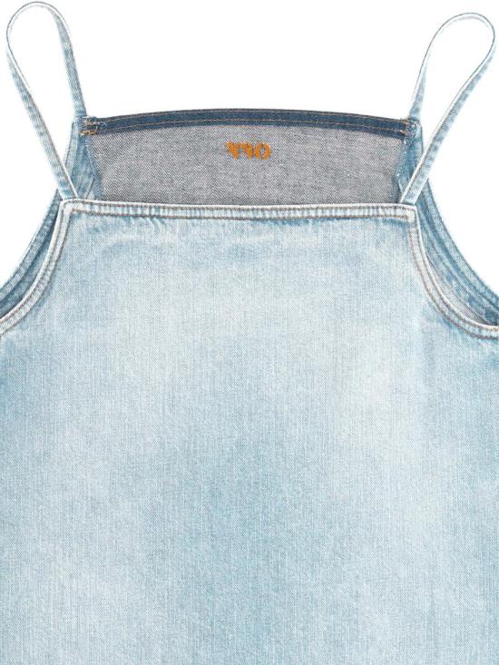 25SS 오프화이트 숏 원피스 OWYM033S25DEN0014060 BLEACH TOB - OFF WHITE