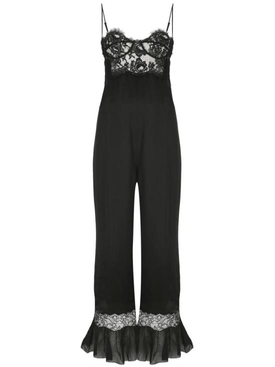 24FW 생로랑 점프수트 793227Y001W1000 Black