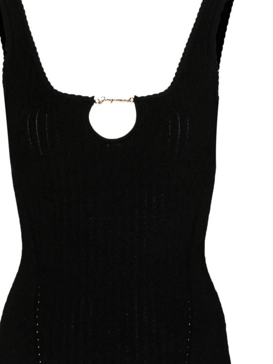 25SS 자크뮈스 숏 원피스 241KN3552355990 Black - JACQUEMUS