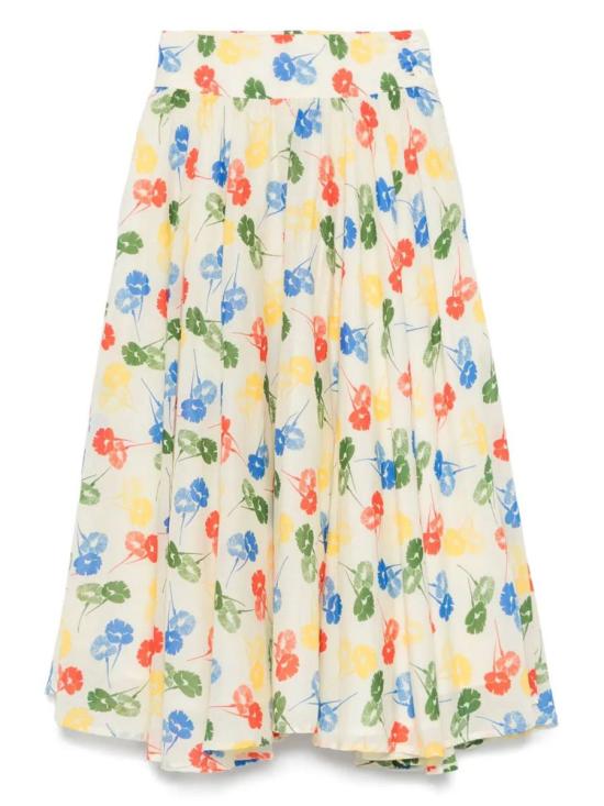 25SS 보디 롱 스커트 WRS25BT007 WHITE MULTI