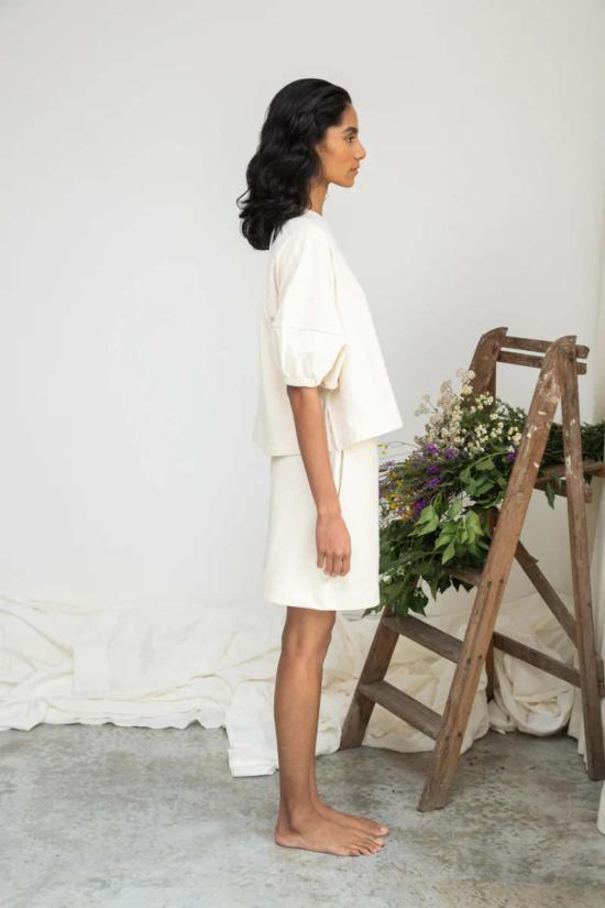  보몽 오가닉 숏팬츠 보몬트 오가닉 실비아 라운지 쇼트 내추럴 - BEAUMONT ORGANIC