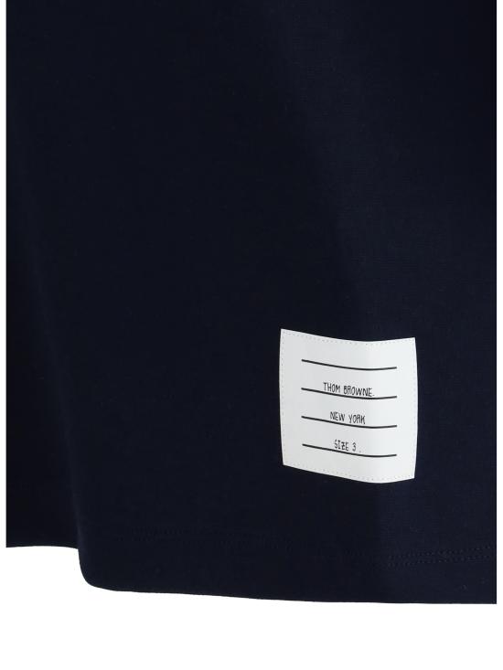 26SS 톰브라운 폴로 티셔츠 MJP192A07323 415 BLUE - THOM BROWNE