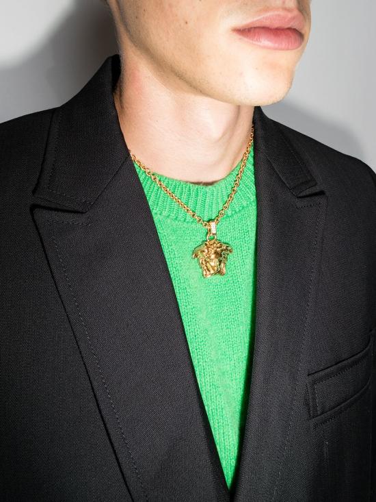 25SS 베르사체 네크리스 DG1I125DJMX KCVO CRYSTAL VERSACE GOLD - VERSACE