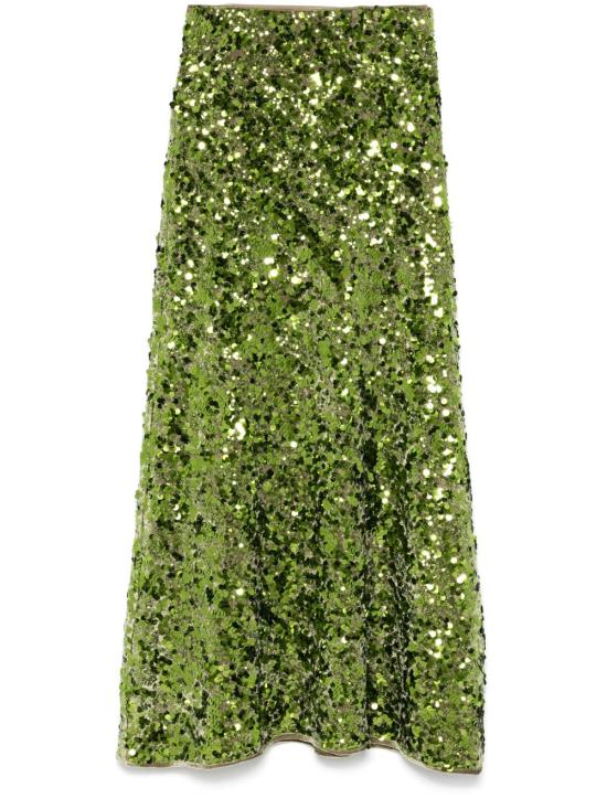 25SS 가니 롱 스커트 T4169 272 Green