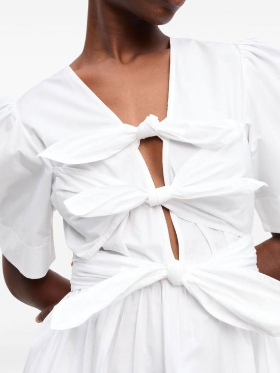 25SS 가니 롱 원피스 W0306 151 White - GANNI