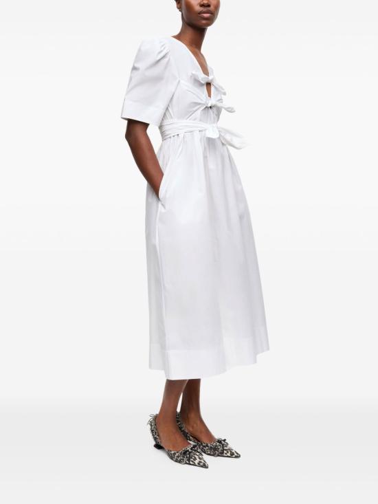 25SS 가니 롱 원피스 W0306 151 White - GANNI