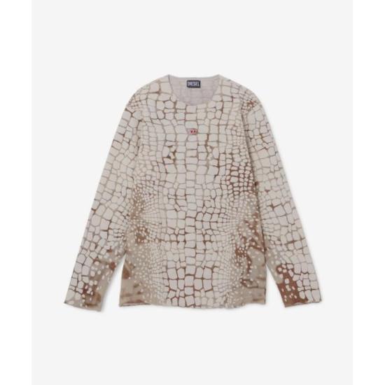  디젤 긴팔 티셔츠 A099010GYCF78QA DOM