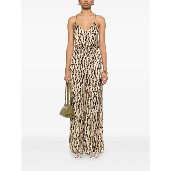 25SS 더 니나 스튜디오 팔라초 팬츠 11 PANT LEOP1 NEUTRALS BLACK - THE NINA STUDIO