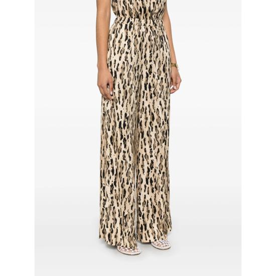 25SS 더 니나 스튜디오 팔라초 팬츠 11 PANT LEOP1 NEUTRALS BLACK - THE NINA STUDIO