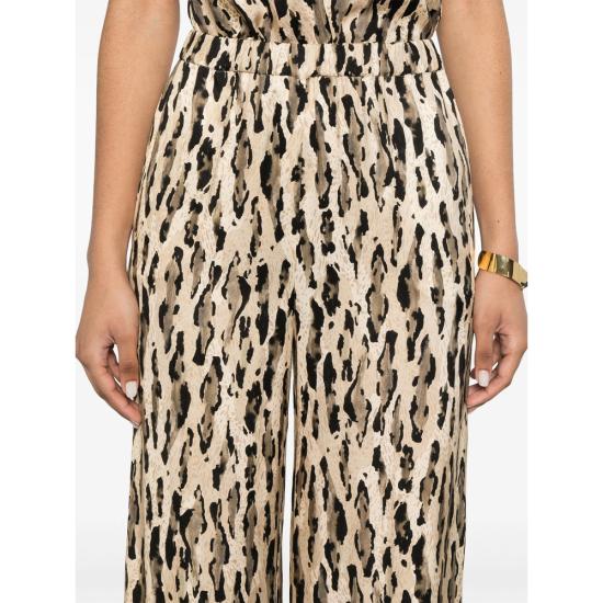 25SS 더 니나 스튜디오 팔라초 팬츠 11 PANT LEOP1 NEUTRALS BLACK - THE NINA STUDIO