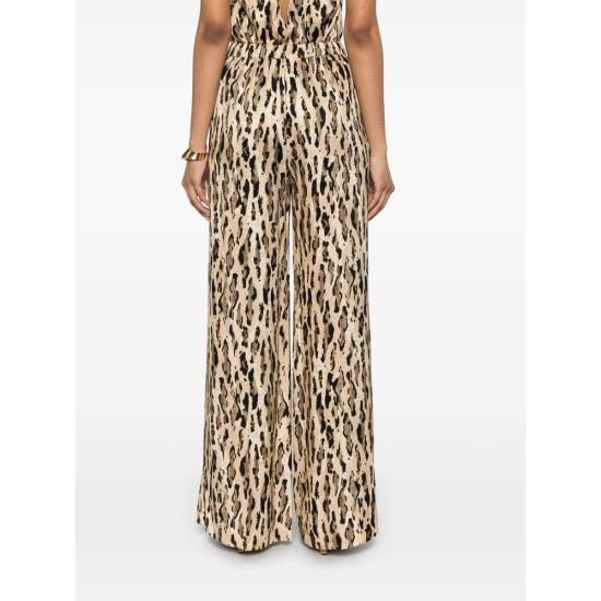 25SS 더 니나 스튜디오 팔라초 팬츠 11 PANT LEOP1 NEUTRALS BLACK - THE NINA STUDIO