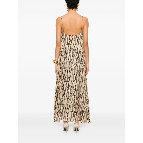 25SS 더 니나 스튜디오 민소매 티셔츠 10 GILET LEOP1 NEUTRALS BLACK - THE NINA STUDIO