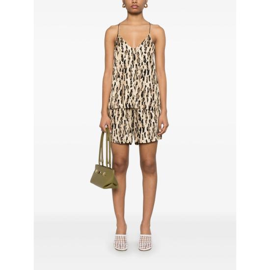 25SS 더 니나 스튜디오 숏팬츠 12 SHORT LEOP1 NEUTRALS BLACK - THE NINA STUDIO