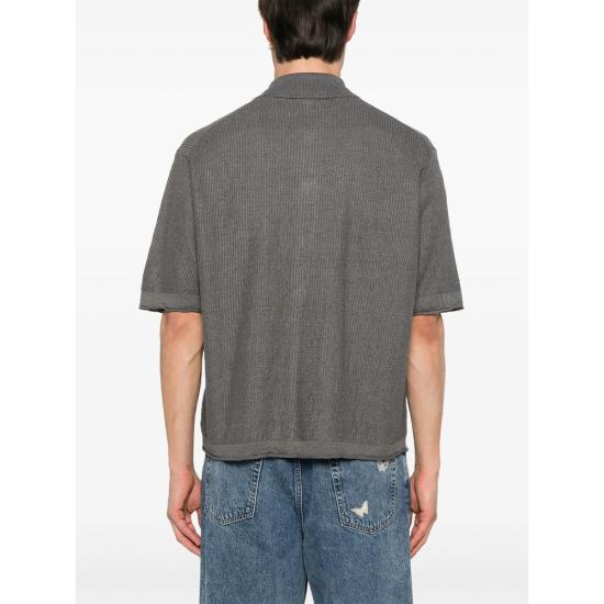 25SS 아토모 팩토리 반팔 셔츠 PE25AFU48 63 GREY - ATOMO FACTORY