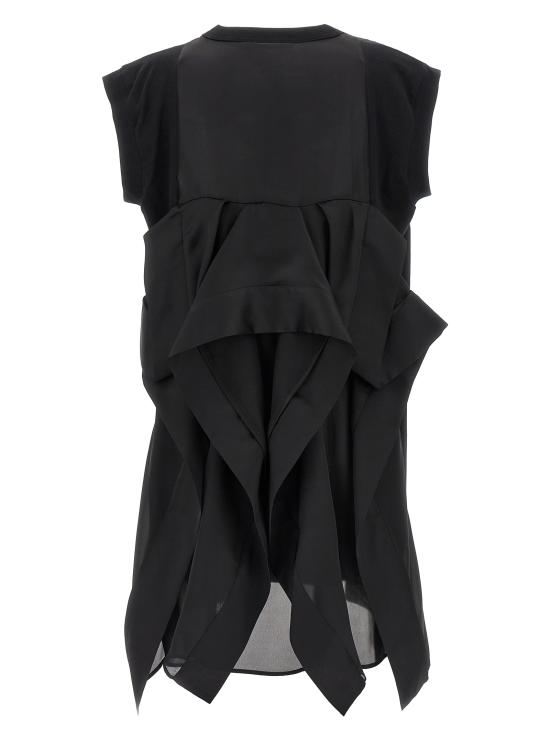 25SS 사카이 숏 원피스 2507914001 Black - SACAI