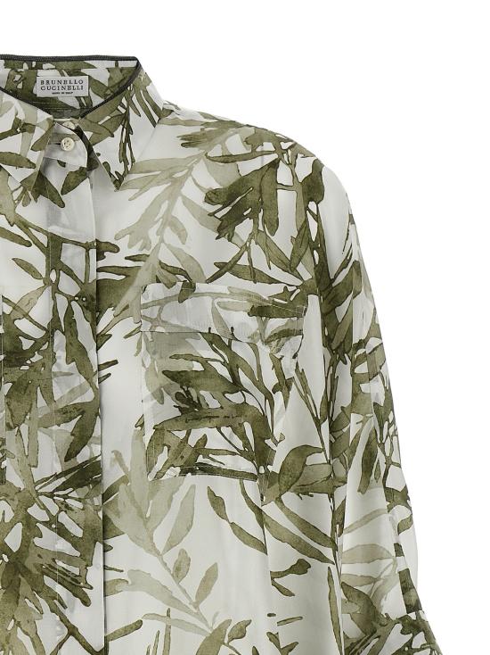 25SS 브루넬로 쿠치넬리 블라우스 MQ999NL616C6001 Multicolor - BRUNELLO CUCINELLI