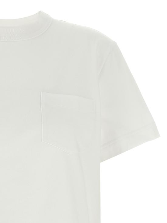 25SS 사카이 반팔 티셔츠 2507915101 White - SACAI