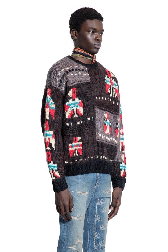  캐피탈 긴팔 티셔츠 K2412KN151CHARCOAL Brown - KAPITAL