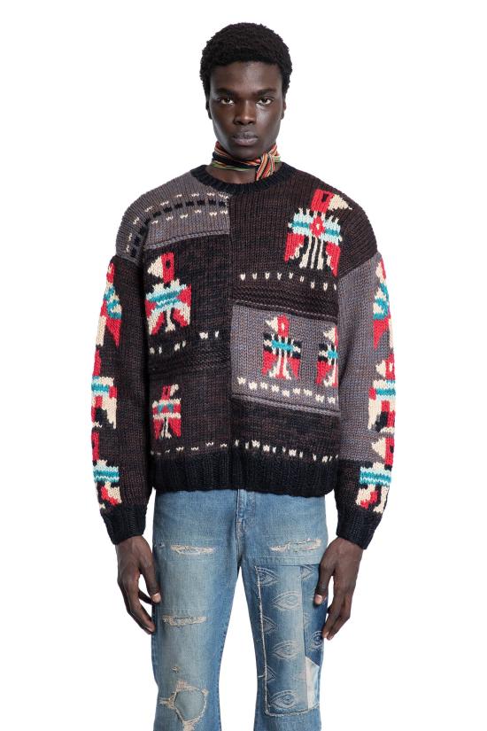  캐피탈 긴팔 티셔츠 K2412KN151CHARCOAL Brown - KAPITAL