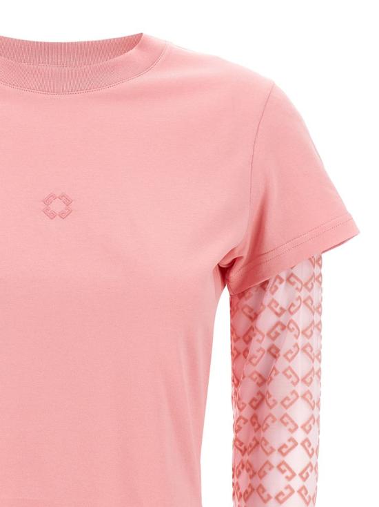 25SS 지방시 긴팔 티셔츠 BW70F920GU639 PINK - GIVENCHY