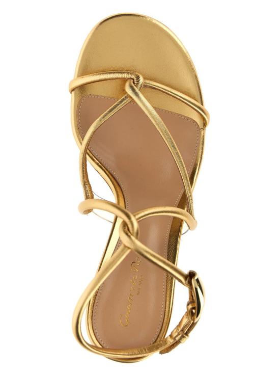  지안비토로시 샌들 G3257585RICNIGMETRMEKONGTRASP GOLD - GIANVITO ROSSI