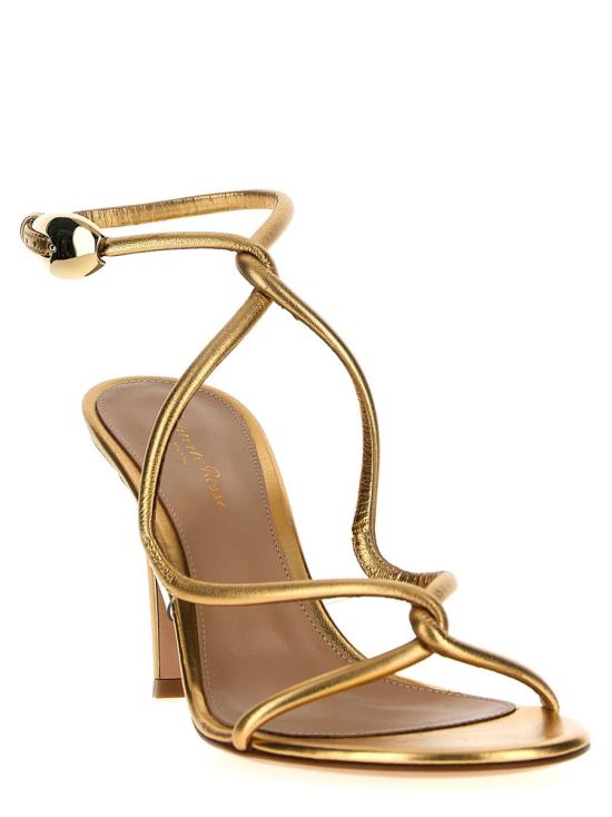  지안비토로시 샌들 G3257585RICNIGMETRMEKONGTRASP GOLD - GIANVITO ROSSI