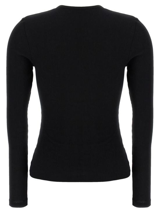 25SS 살바토레 페라가모 긴팔 티셔츠 782752BLACK Black - SALVATORE FERRAGAMO