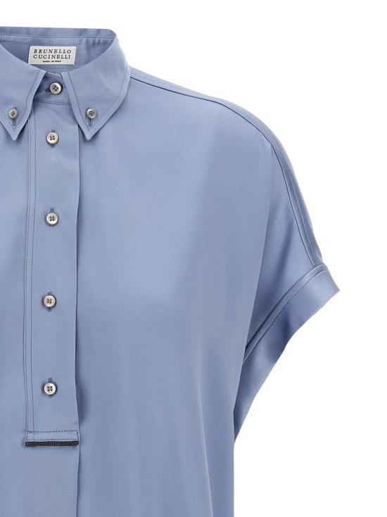 25SS 브루넬로 쿠치넬리 블라우스 M0C59RA915C2873 GRAY - BRUNELLO CUCINELLI