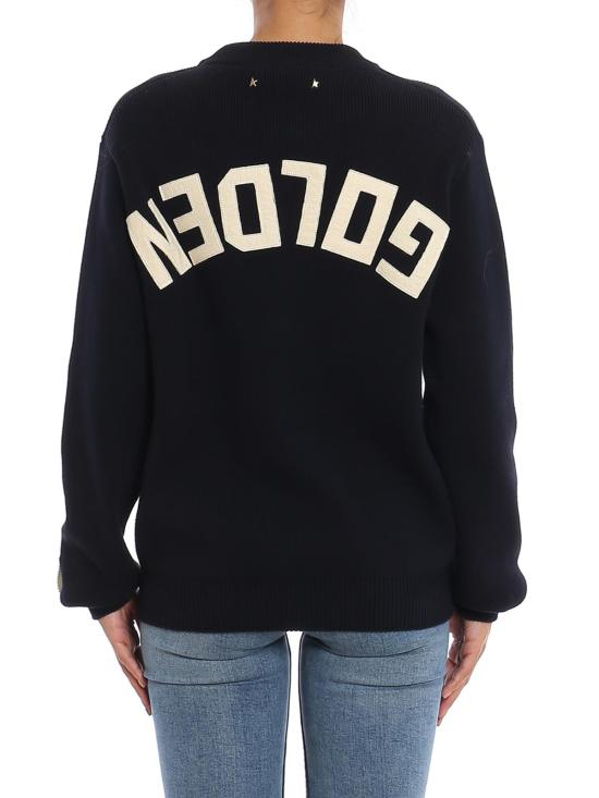  골든구스 스웨터 GWP00951P00066250486 Blue - GOLDEN GOOSE