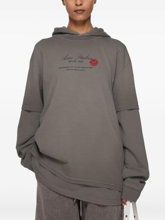 25SS 아크네 스튜디오 후드 티셔츠 AI0160902 DOM - ACNE STUDIOS