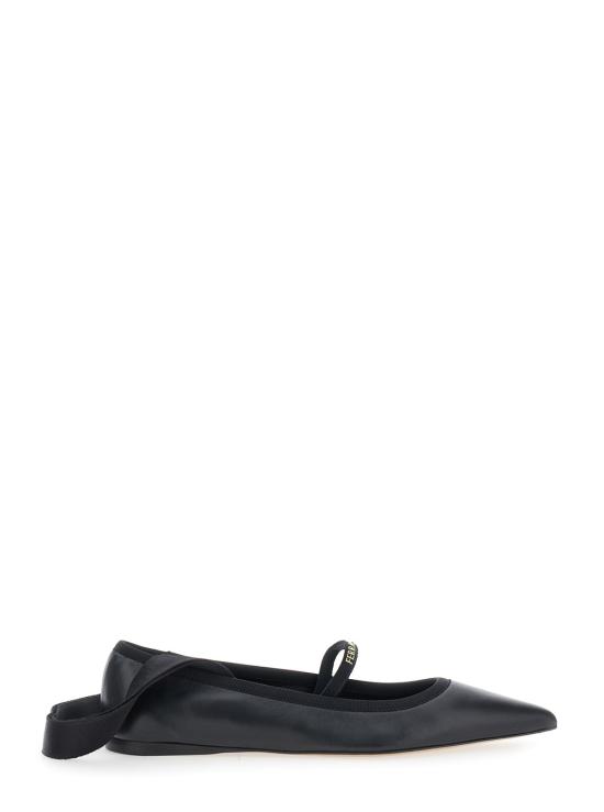 25SS 살바토레 페라가모 플랫 슈즈 01K2190782673 Black - SALVATORE FERRAGAMO