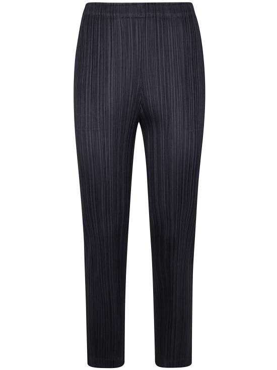 25SS 플리츠플리즈 스트레이트 팬츠 PP56JF371 15 BLACK