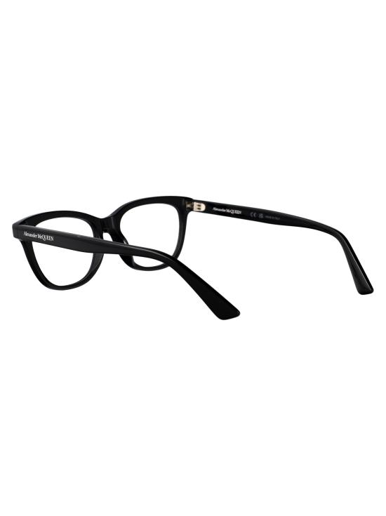 25FW 알렉산더 맥퀸 안경 AM0461O 001 black - ALEXANDER MCQUEEN