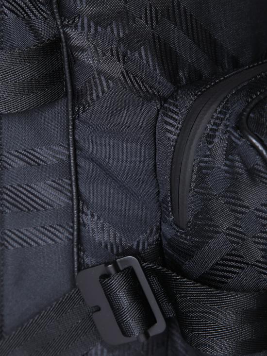  버버리 체크 자카드 백팩 8080840 A1189 Black - BURBERRY