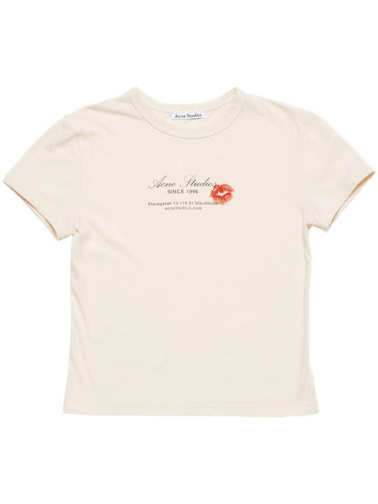 25SS 아크네 스튜디오 반팔 티셔츠 AL0460AR8 DOM