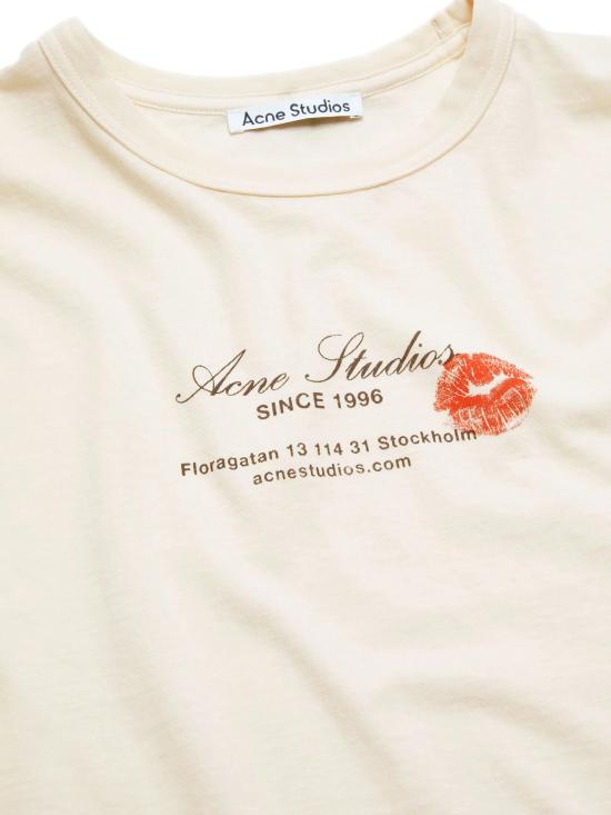 25SS 아크네 스튜디오 반팔 티셔츠 AL0460AR8 DOM - ACNE STUDIOS
